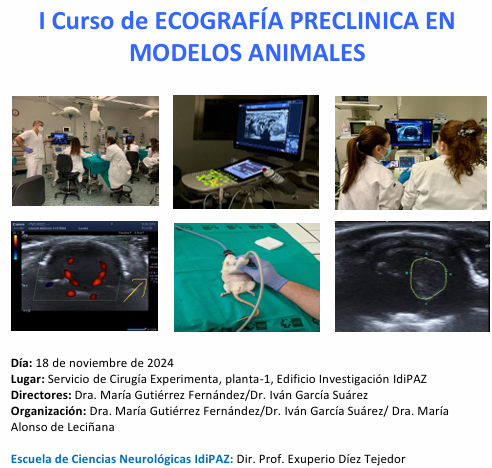 Curso ecografia preclinica modelos animales 